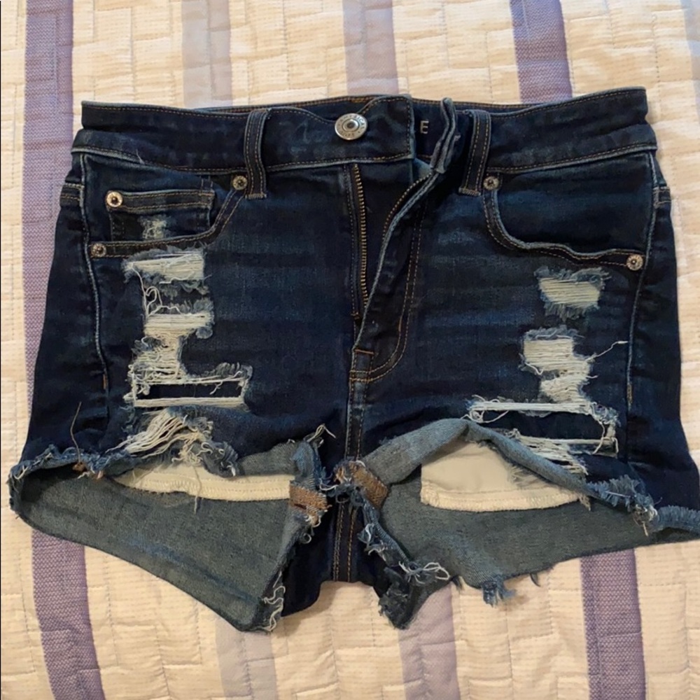 American Eagle High Rise Denim Jean Shorts